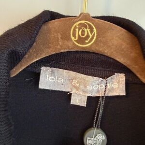 Lola & Sophie Black Knit Top